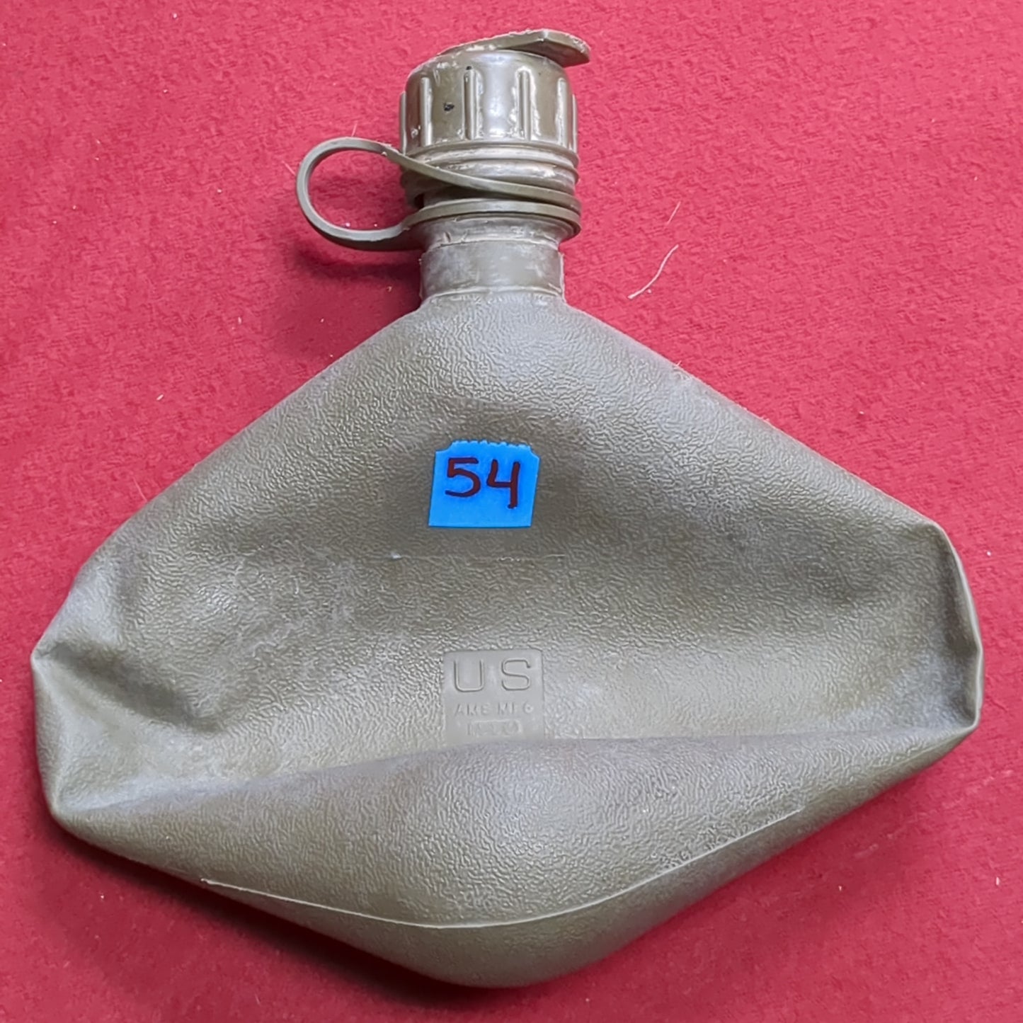 Vintage US Army 2Quart Collapsible Canteen Dated 1983 (08g 12s (ab11-54)