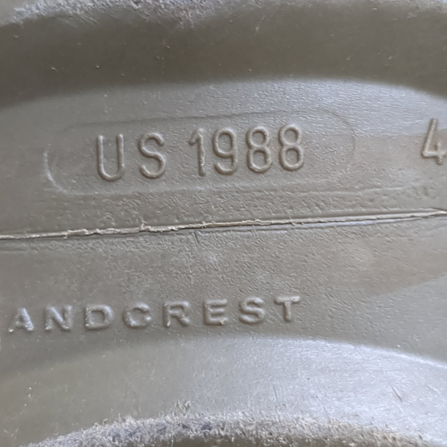 Vintage US Army 1Quart Canteen Dated 1988 (08g 12s (ab11-52)