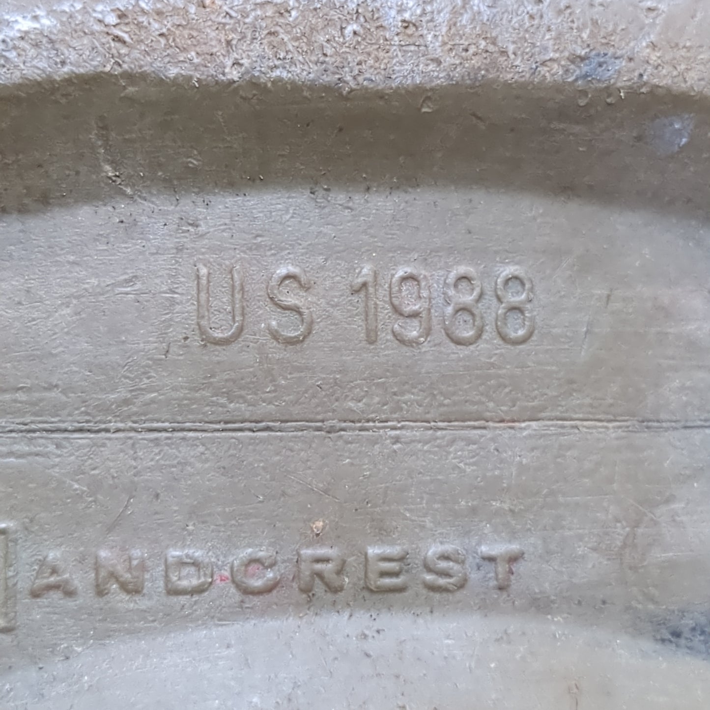 Vintage US Army 1Quart Canteen Dated 1988 (08g 12s (ab11-45)