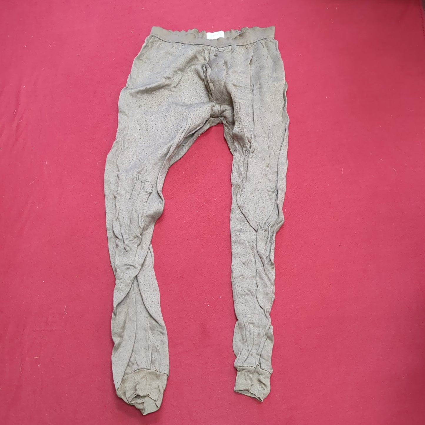 US Army Large '90s Brown Cold Weather Poly-Pro Pants Used (fa04-g542)