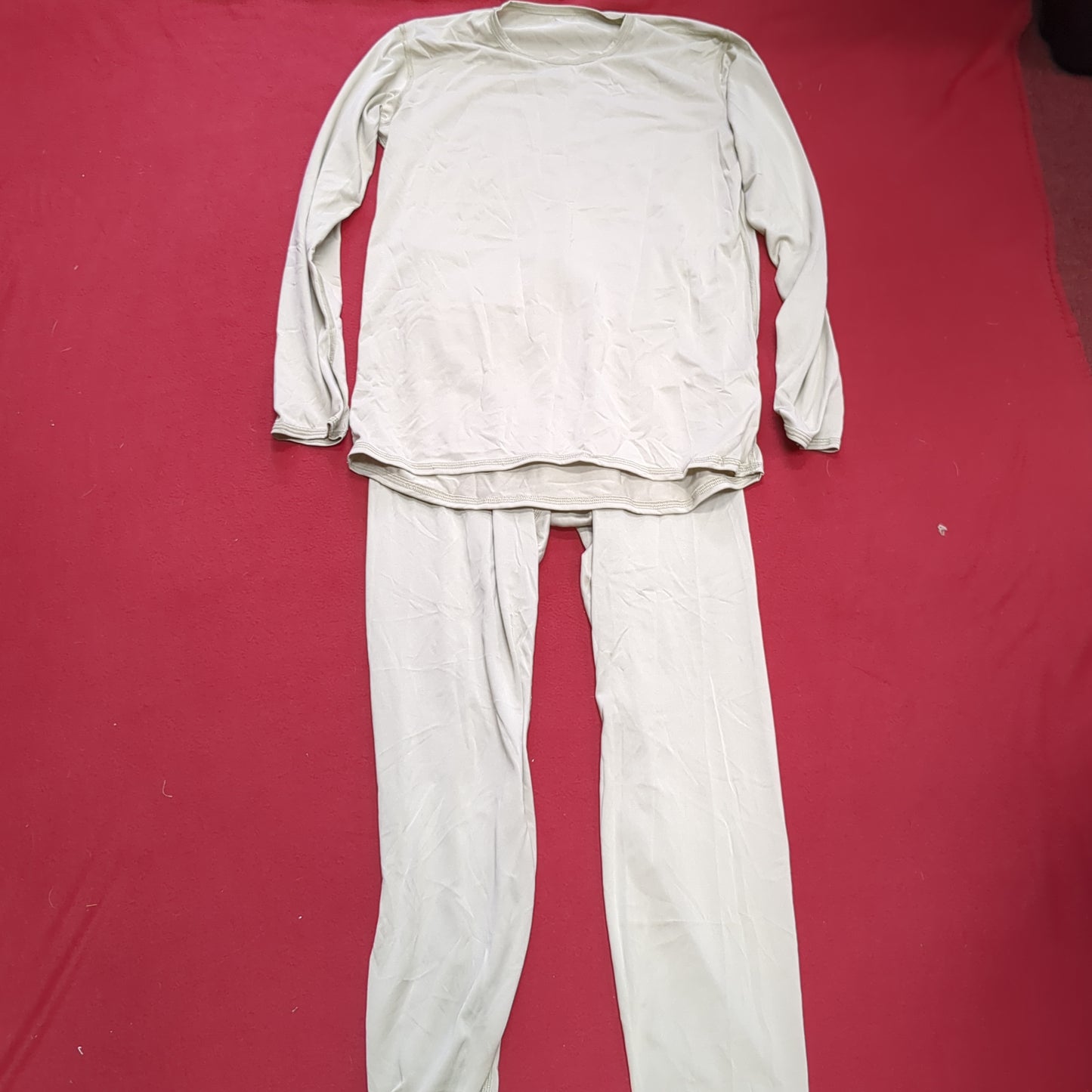 Set of US Army Small Regular Sand Silk LEVEL 1 Pants Top Good Condition (fa07-SR)