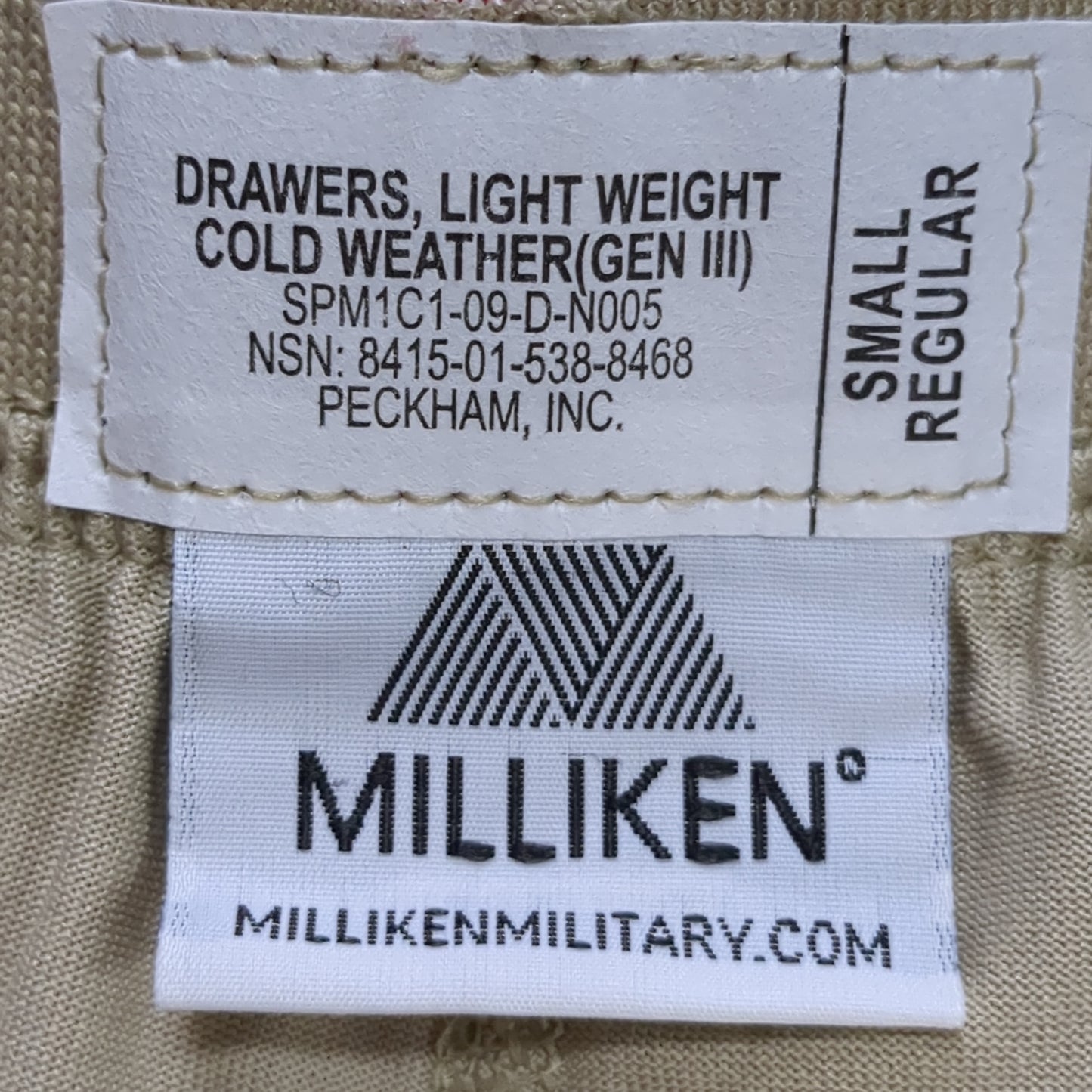 Set of US Army Small Regular Sand Silk LEVEL 1 Pants Top Good Condition (fa07-SR)