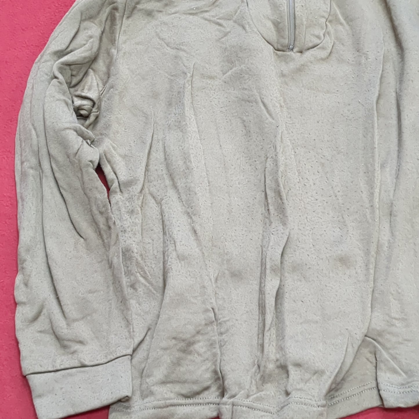 US Army Medium '90s Brown Cold Weather Poly-Pro Top Used (21g waf3- fa03-g529)