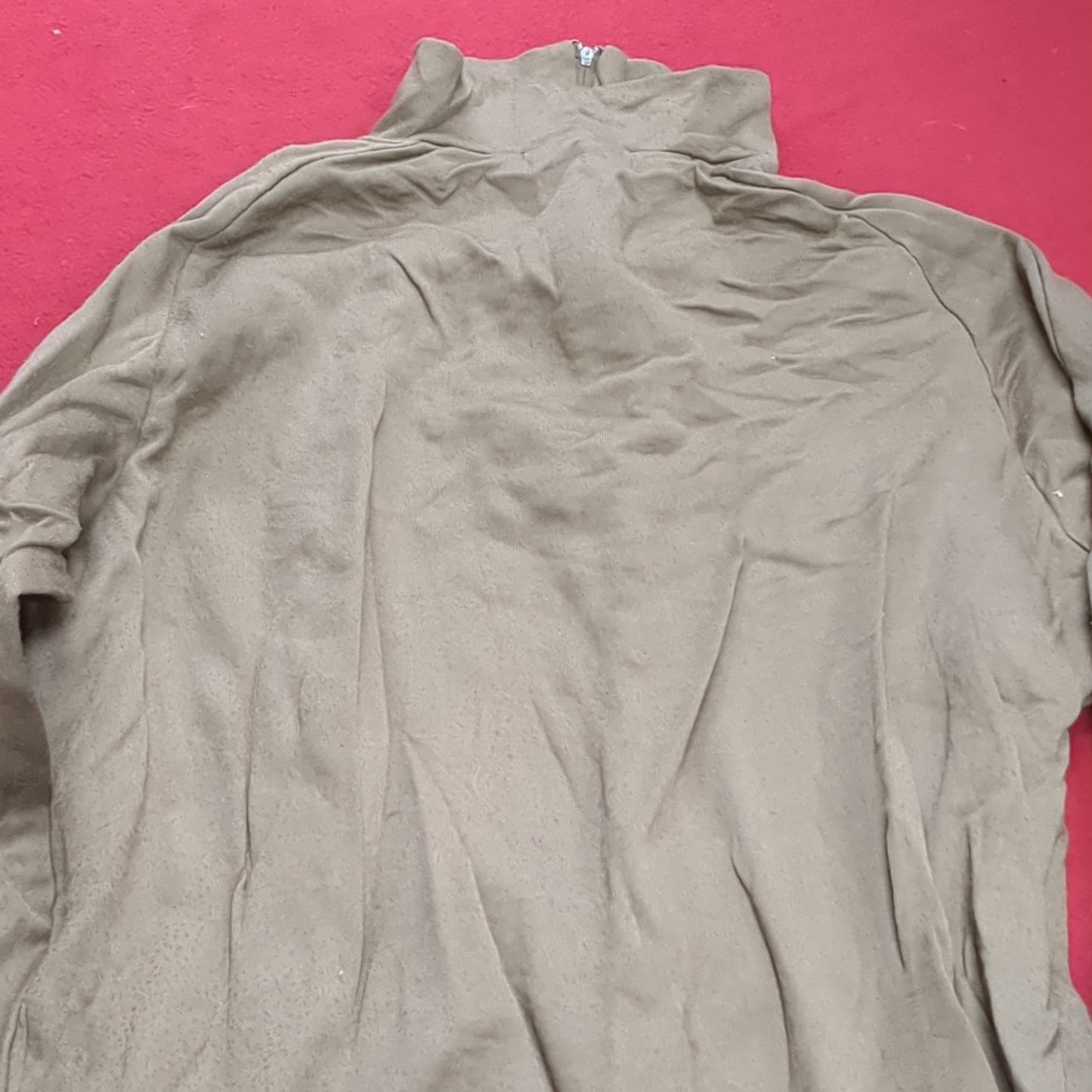 US Army Medium '90s Brown Cold Weather Poly-Pro Top Used (21g waf3- fa03-g529)