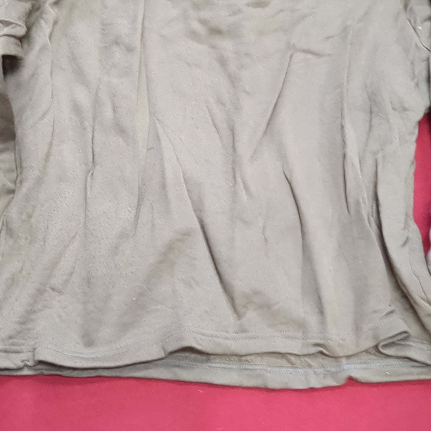 US Army Medium '90s Brown Cold Weather Poly-Pro Top Used (21g waf3- fa03-g529)