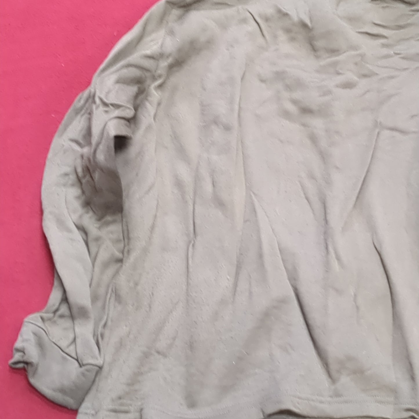 US Army Medium '90s Brown Cold Weather Poly-Pro Top Used (21g waf3- fa03-g529)