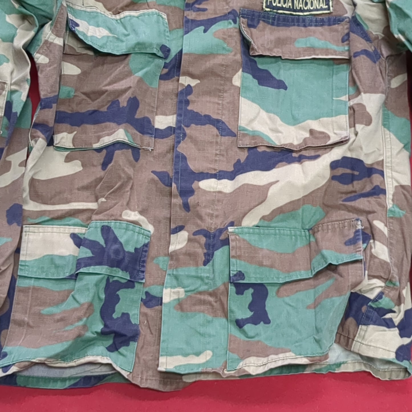 BDU Woodland Medium Type 1 Combat Camouflage Coat Used (24g-BDU2-FA13-47)