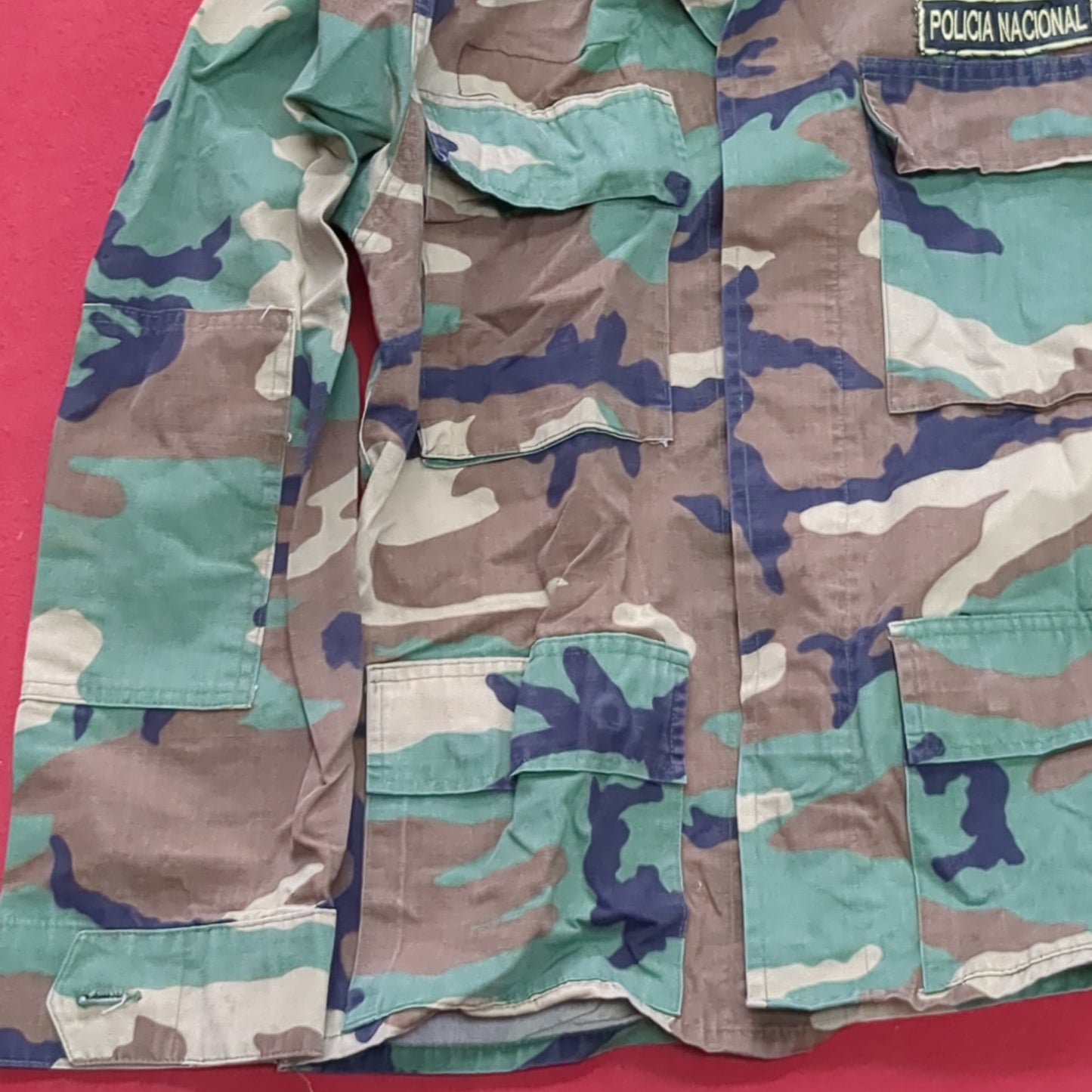 BDU Woodland Medium Type 1 Combat Camouflage Coat Used (24g-BDU2-FA13-47)