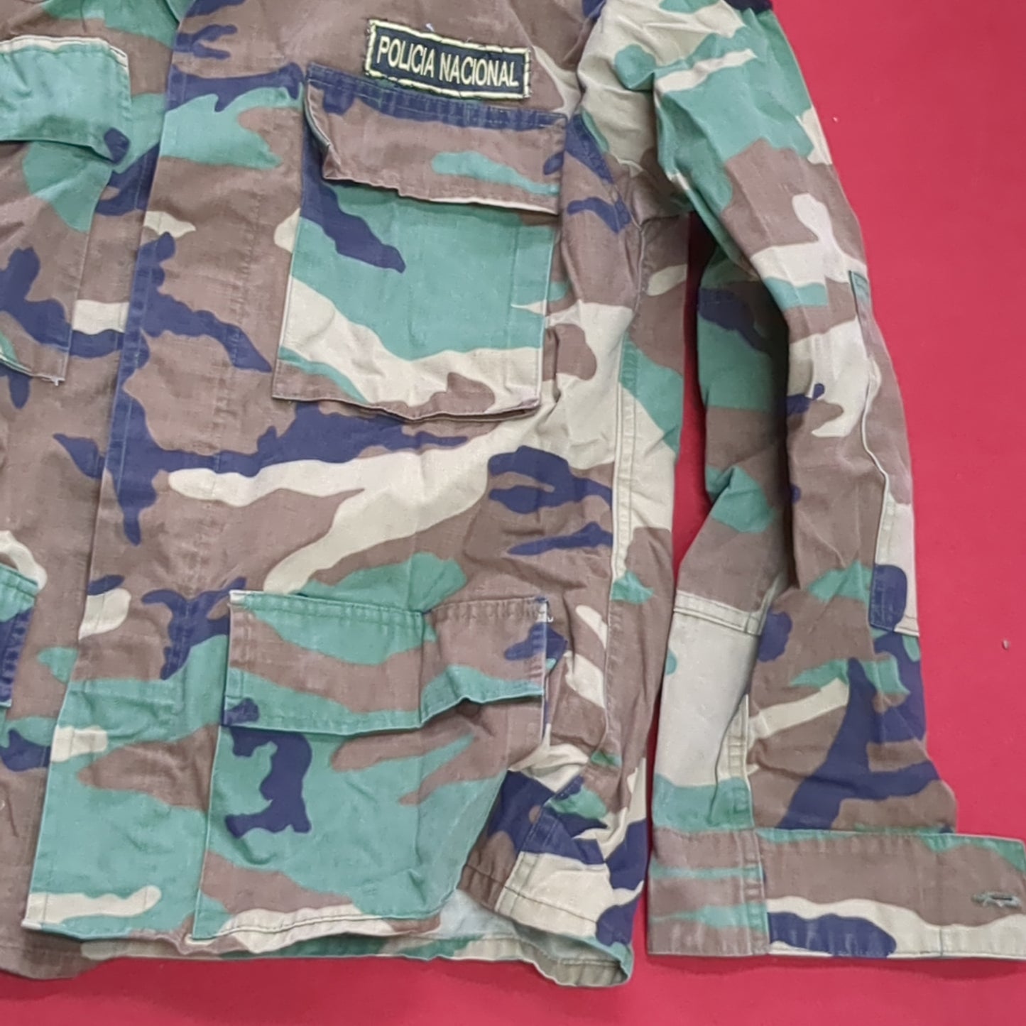 BDU Woodland Medium Type 1 Combat Camouflage Coat Used (24g-BDU2-FA13-47)
