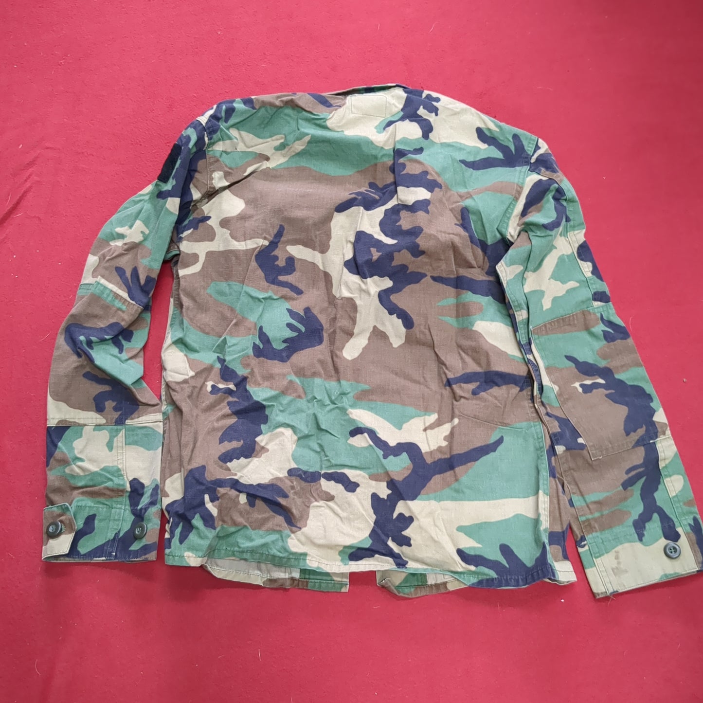 BDU Woodland Medium Type 1 Combat Camouflage Coat Used (24g-BDU2-FA13-47)