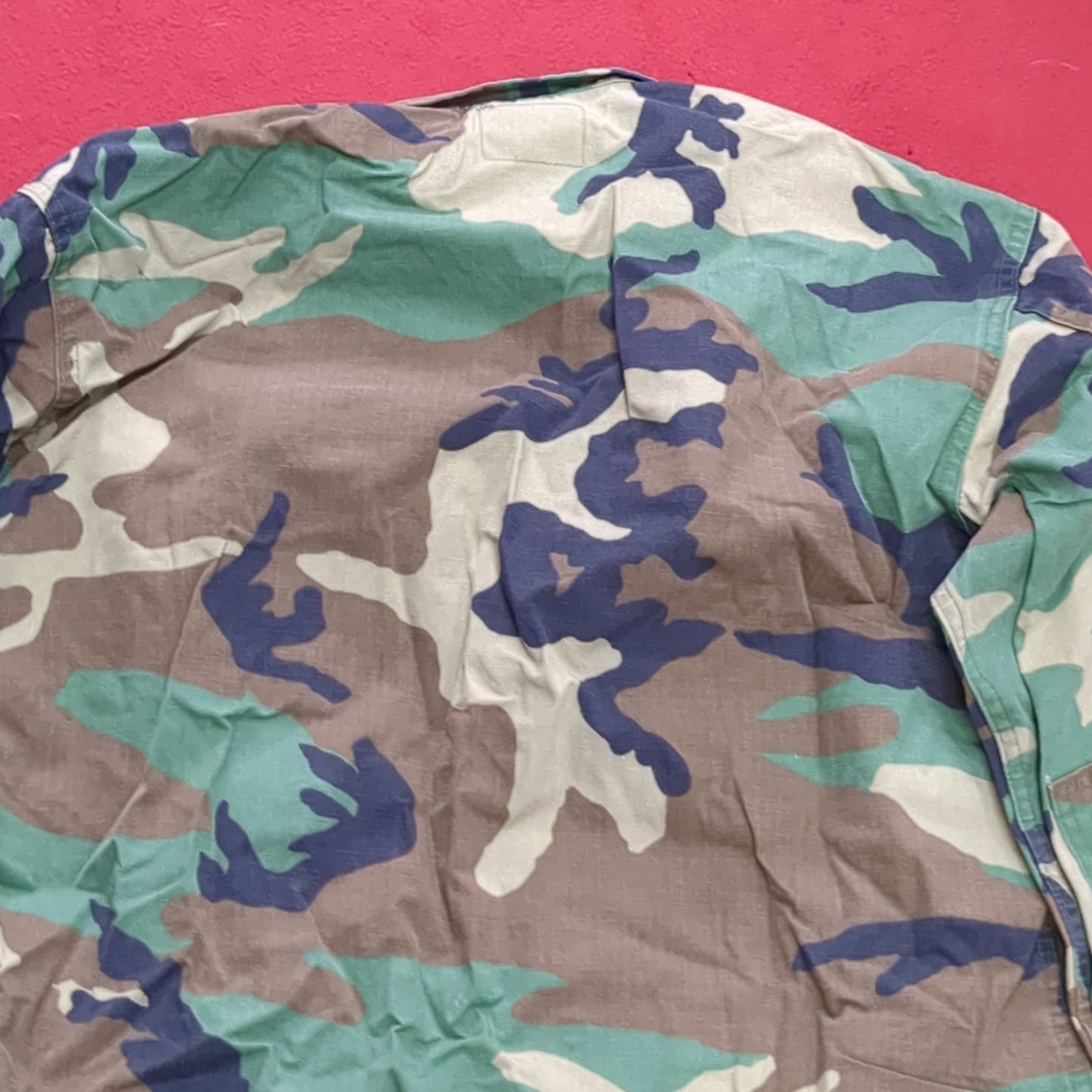 BDU Woodland Medium Type 1 Combat Camouflage Coat Used (24g-BDU2-FA13-47)