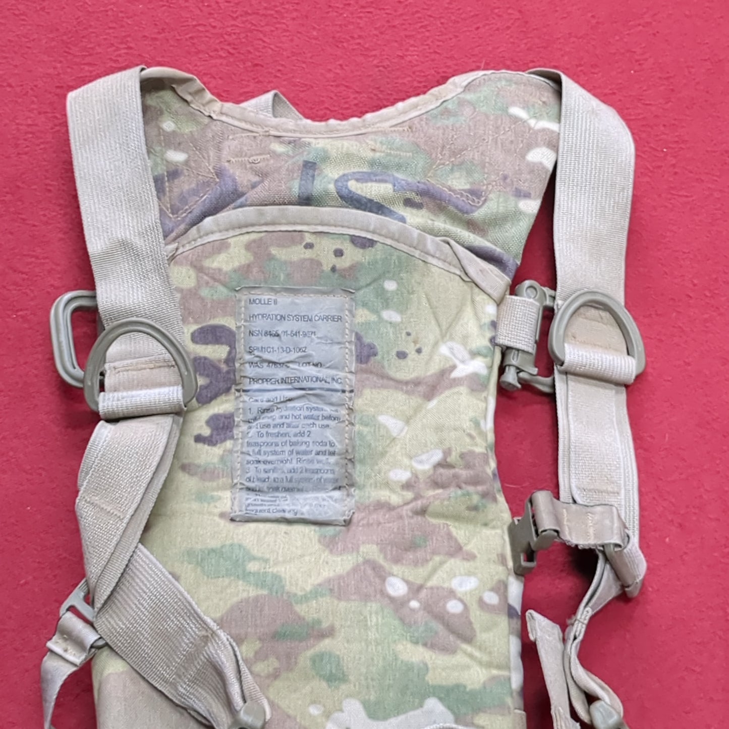 US Army Hydration System Carrier ONLY 100oz 3L Good Condition (eb07-MH428)