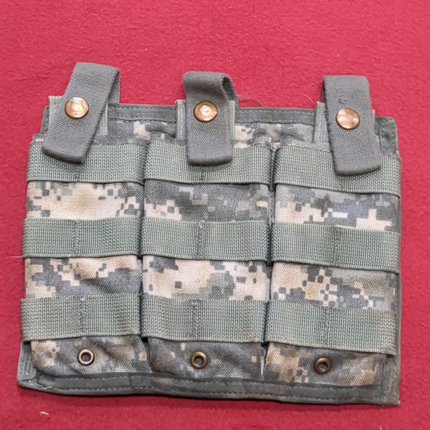 SPEC-OPS 3 Triple Magazine Pouch Molle ACU UCP Good Condition (fb12-g56)