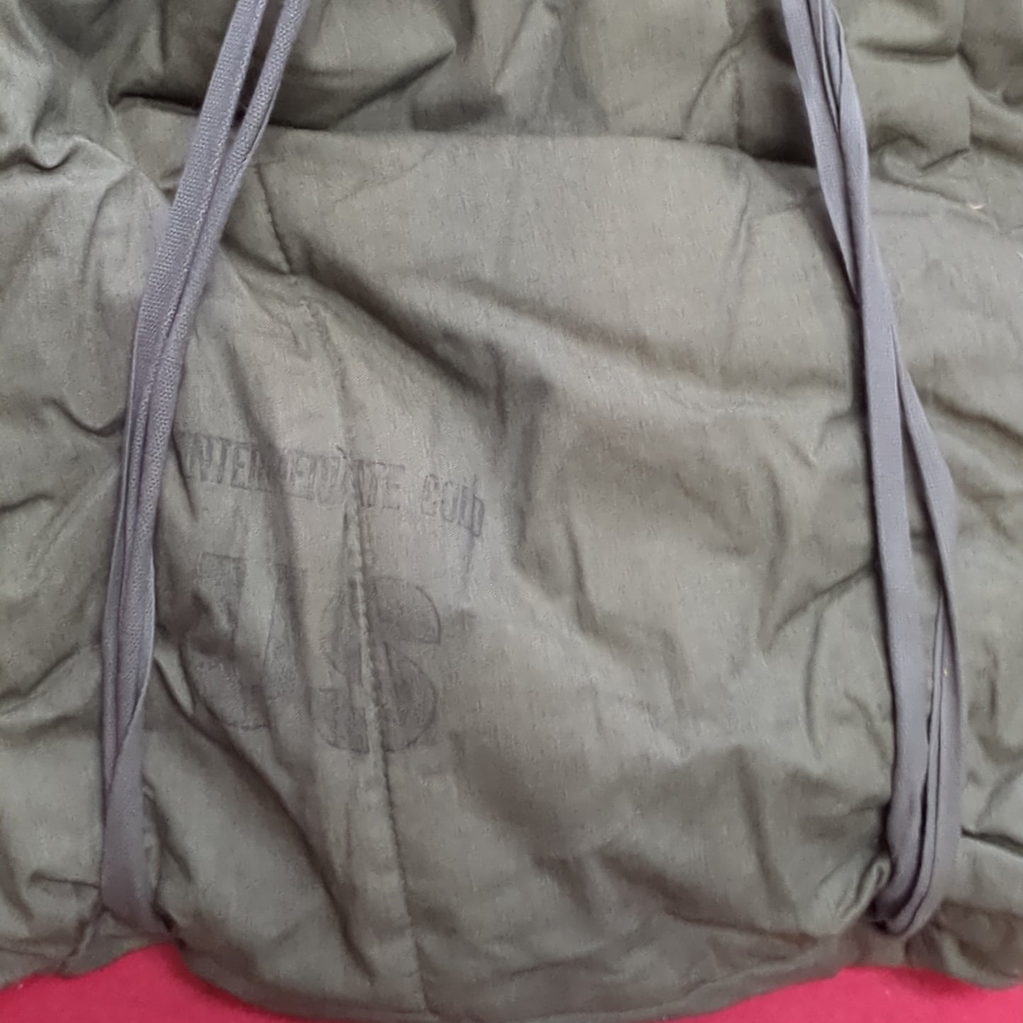 1980s USGI Intermediate Cold Weather Sleeping Bag Olive Green OD (BB03-SEP161)