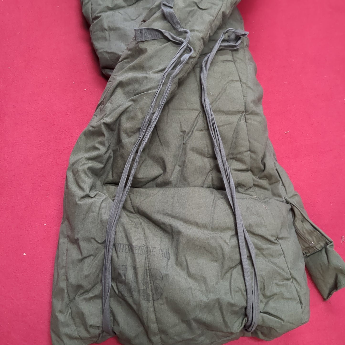 1980s USGI Intermediate Cold Weather Sleeping Bag Olive Green OD (BB03-SEP161)
