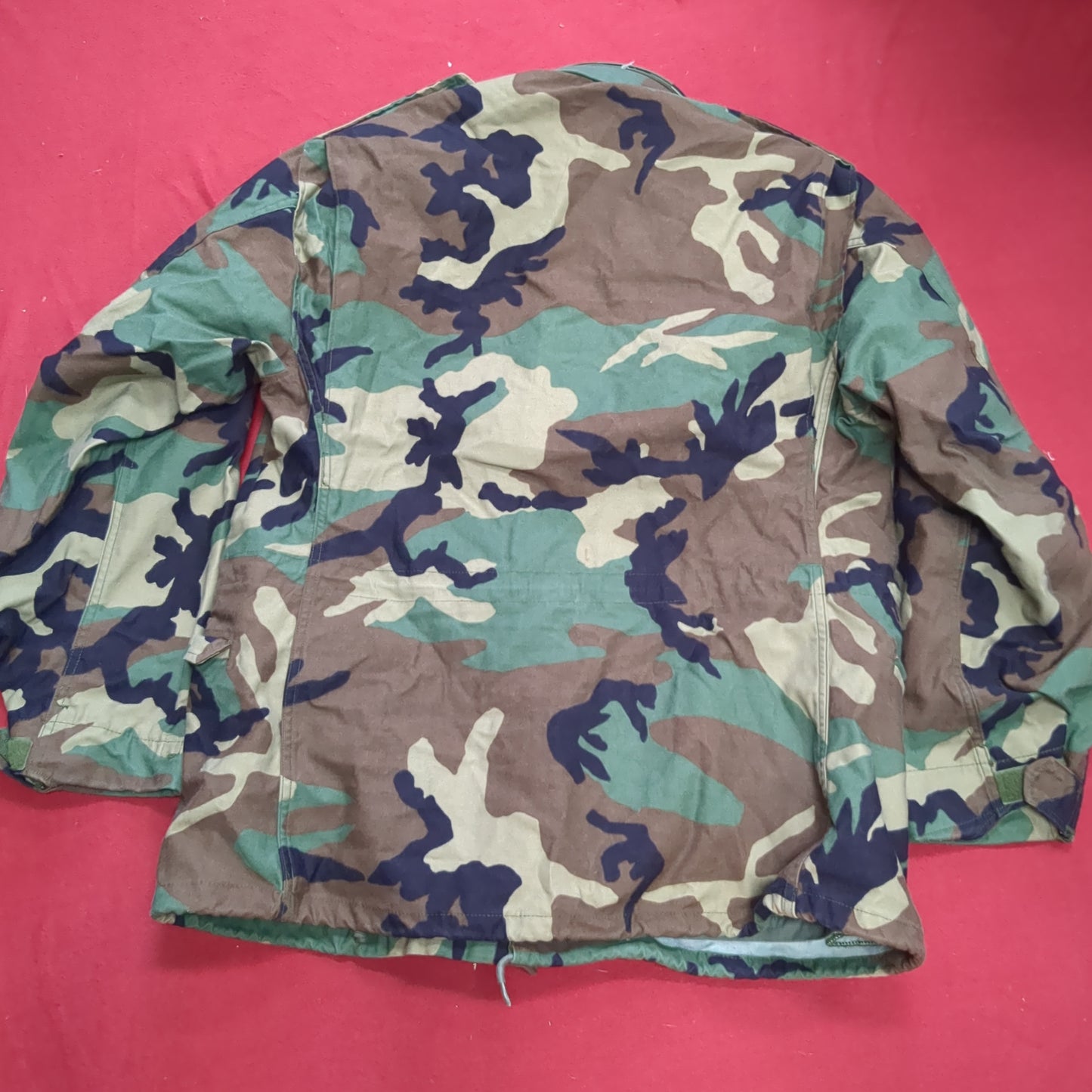 US Army Medium/Regular BDU Woodland Man's Cold Weather Field Jacket (fa14-SEP165)