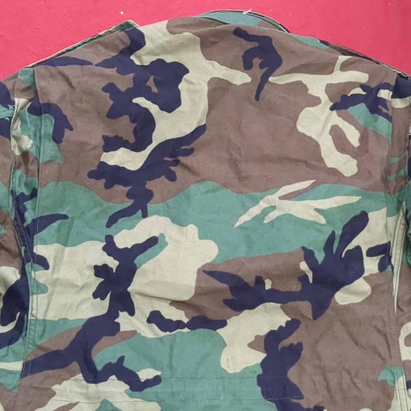 US Army Medium/Regular BDU Woodland Man's Cold Weather Field Jacket (fa14-SEP165)