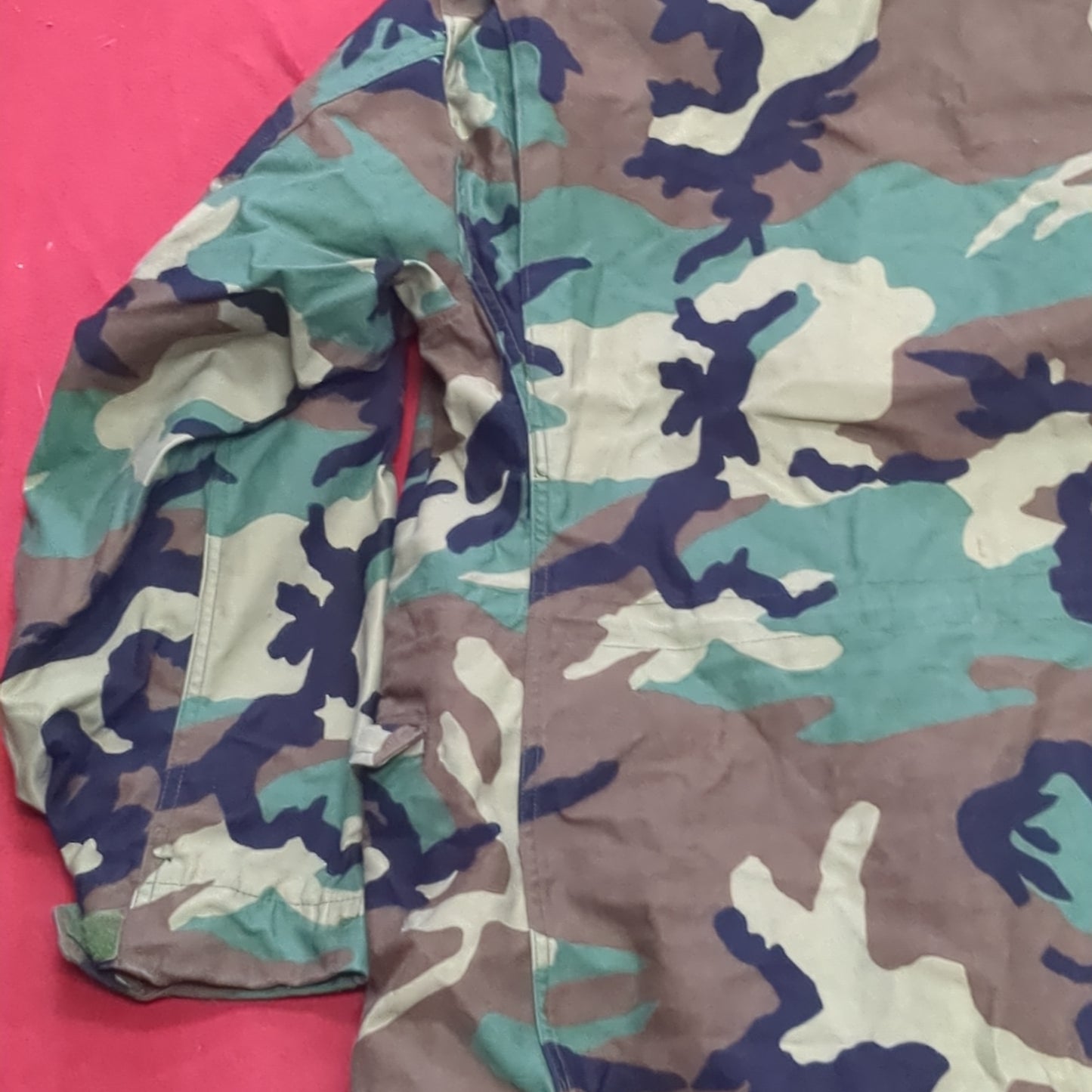 US Army Medium/Regular BDU Woodland Man's Cold Weather Field Jacket (fa14-SEP165)