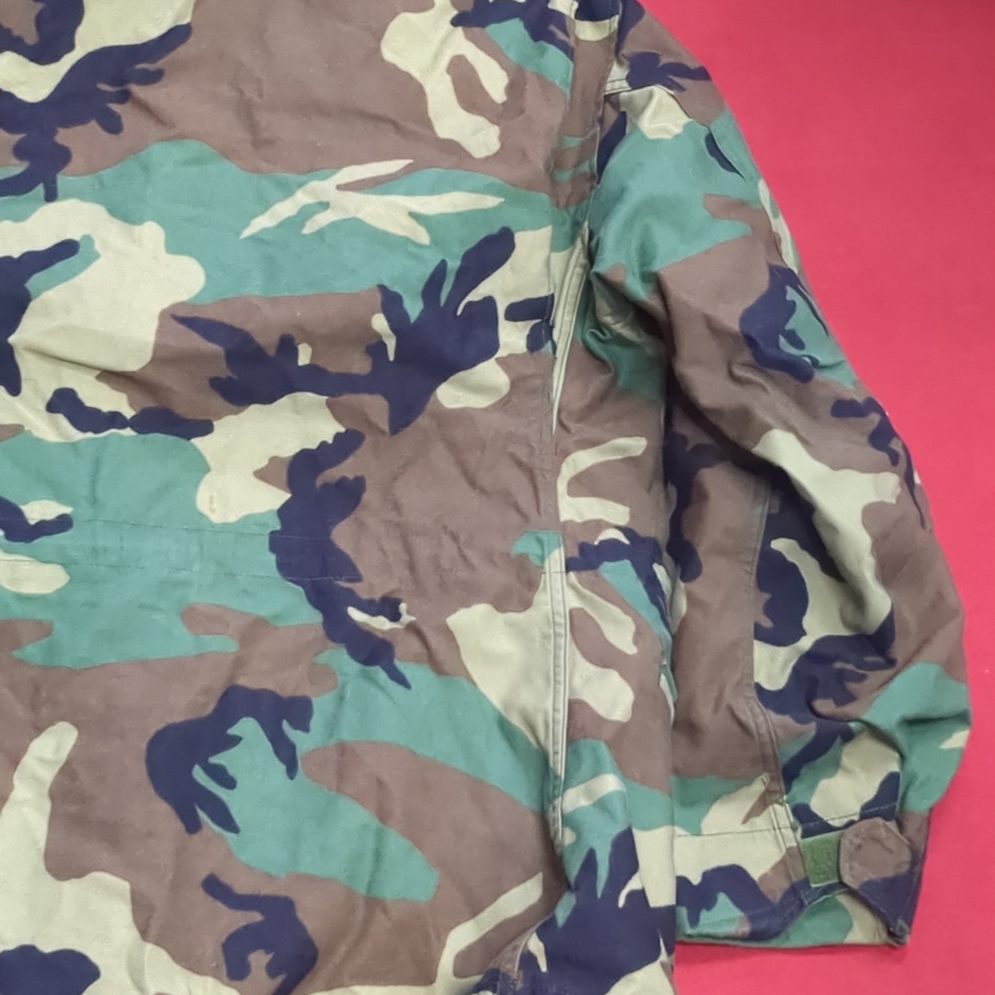 US Army Medium/Regular BDU Woodland Man's Cold Weather Field Jacket (fa14-SEP165)