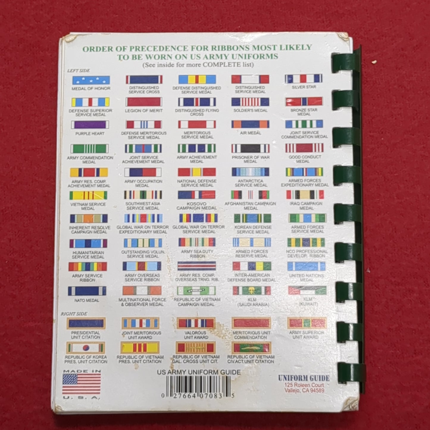 U.S. ARMY LOOK SHARP! Officer/Enlisted Male/Female Uniform Guide ~ Illustrated (Sep184-MANUAL)