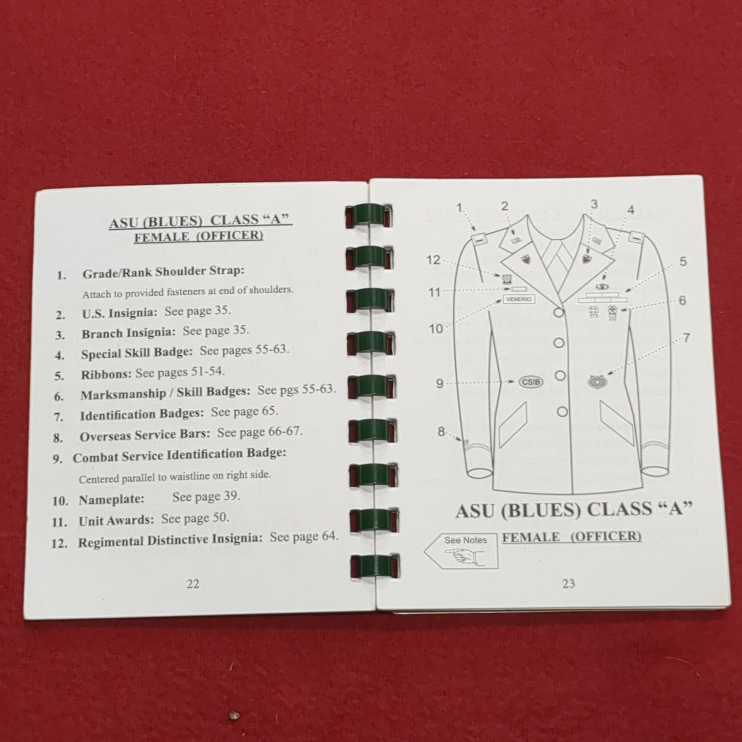 U.S. ARMY LOOK SHARP! Officer/Enlisted Male/Female Uniform Guide ~ Illustrated (Sep184-MANUAL)
