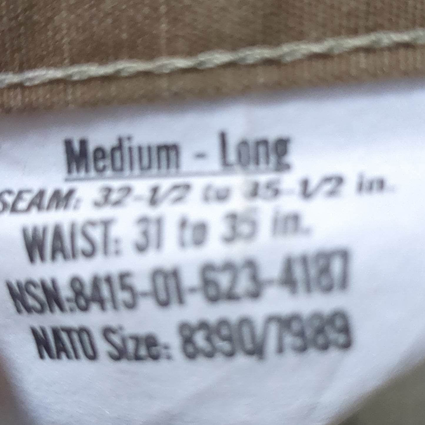 SET of US Army Medium Long Traditional OCP Uniform Top Pants Air Force Good Condition (fc06-OCT19)