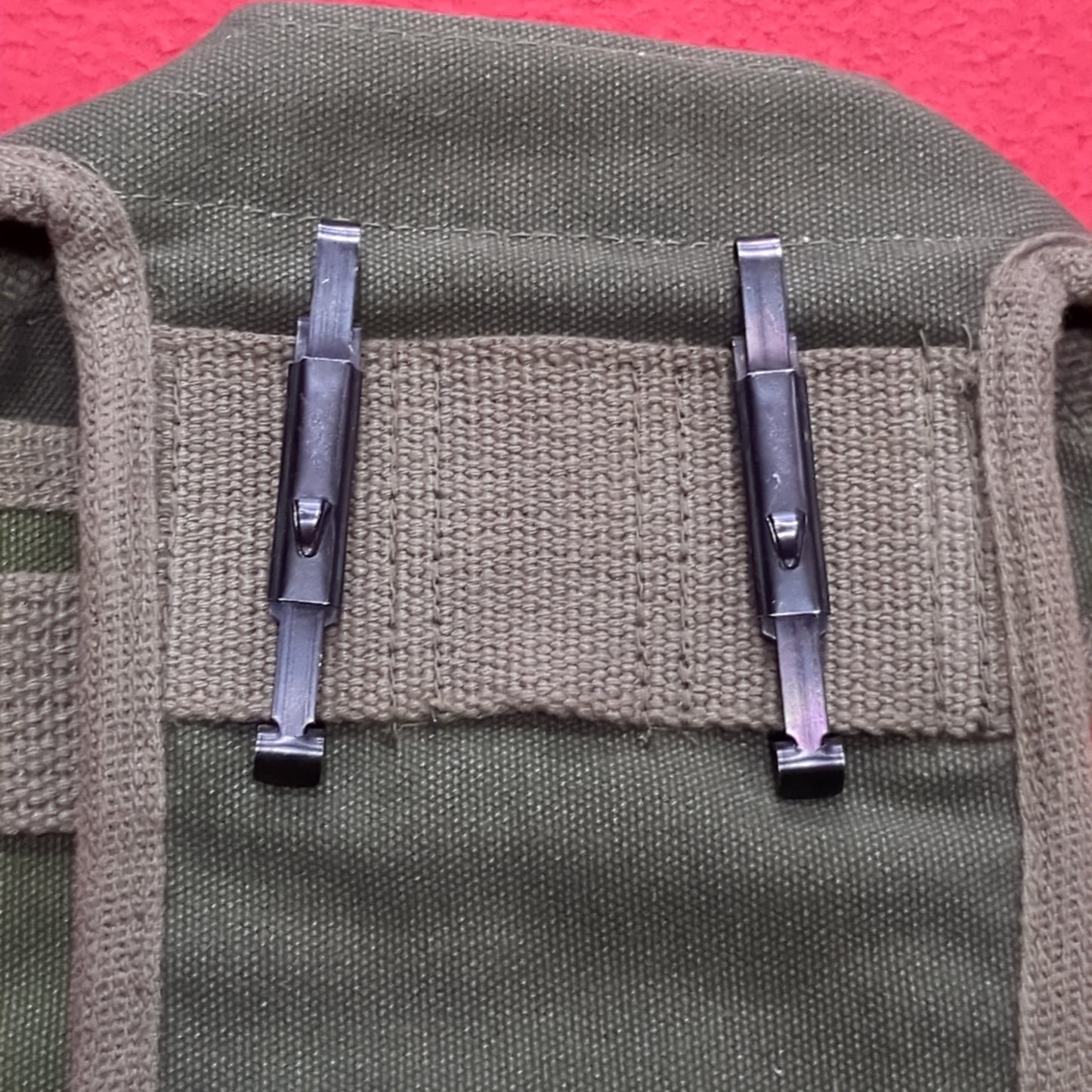 US Army CW-503 / PRC-25 Radio Accessories Bag Excellent Condition (ab12-OCT29)