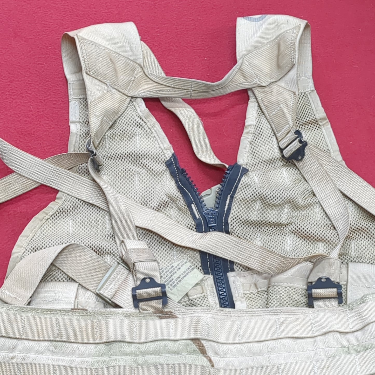 US Army Desert Camouflage FLC Fighting Load Carrier DCU USED (EB16-OCT60)