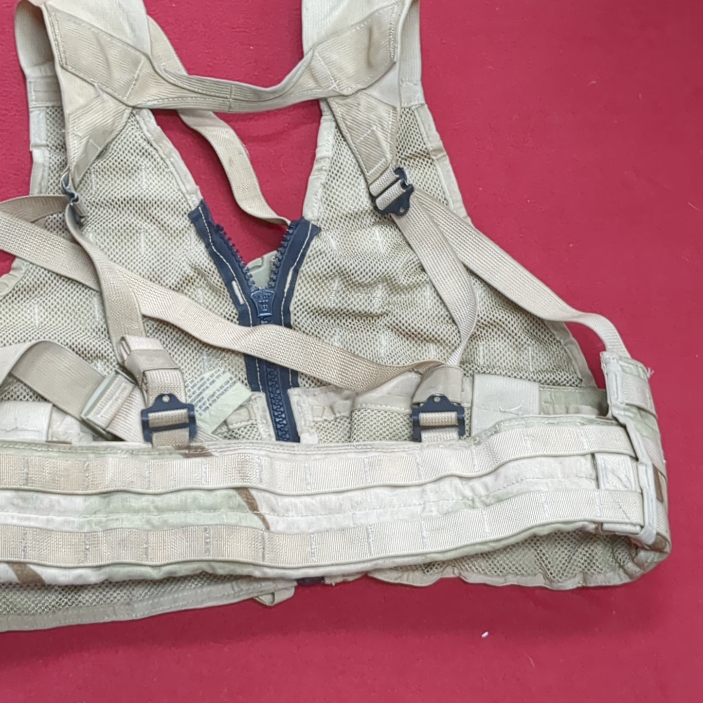 US Army Desert Camouflage FLC Fighting Load Carrier DCU USED (EB16-OCT60)