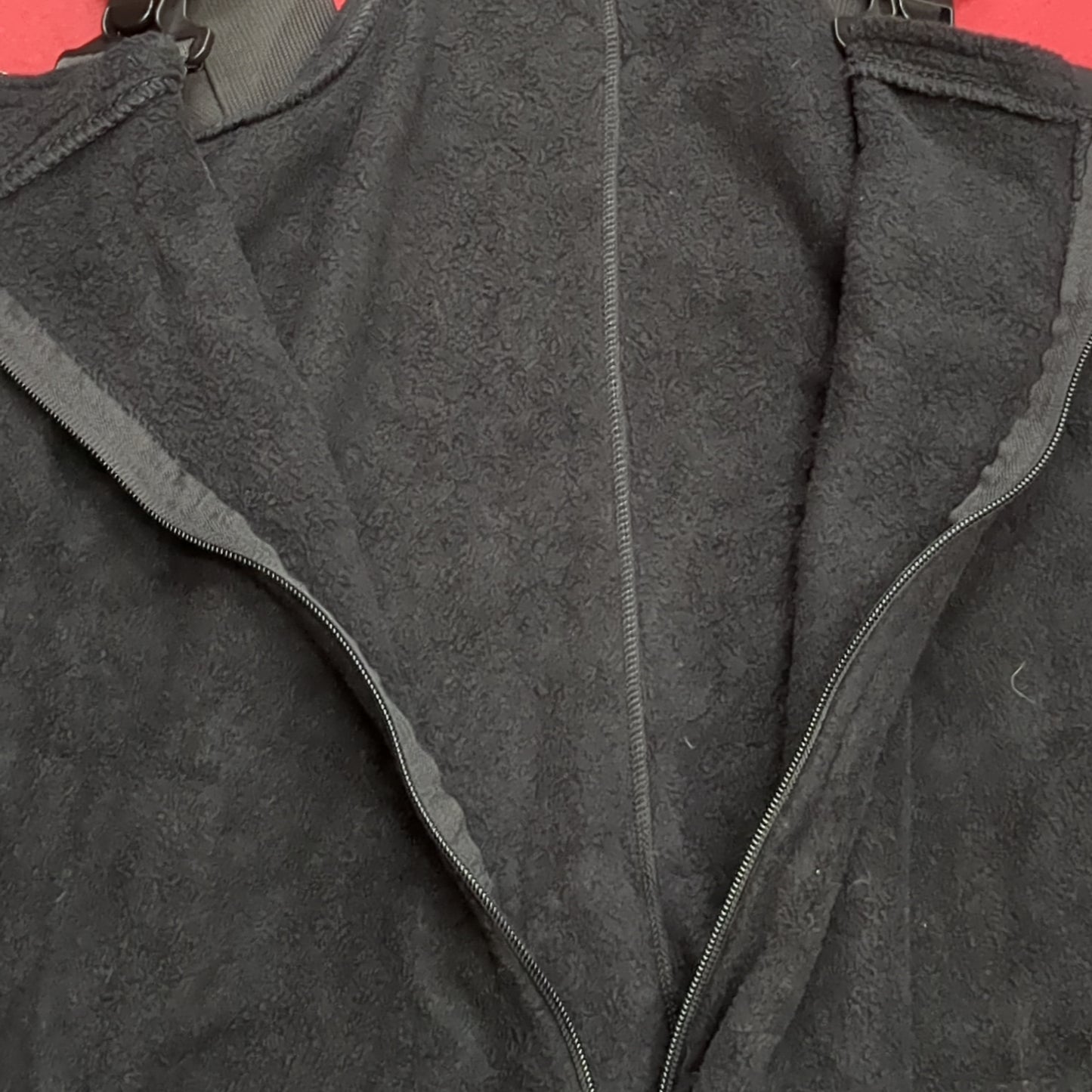 NOS USGI Medium Short Regular 6912 BLACK FLEECE Bib Excellent Condition (31o- da15-06)