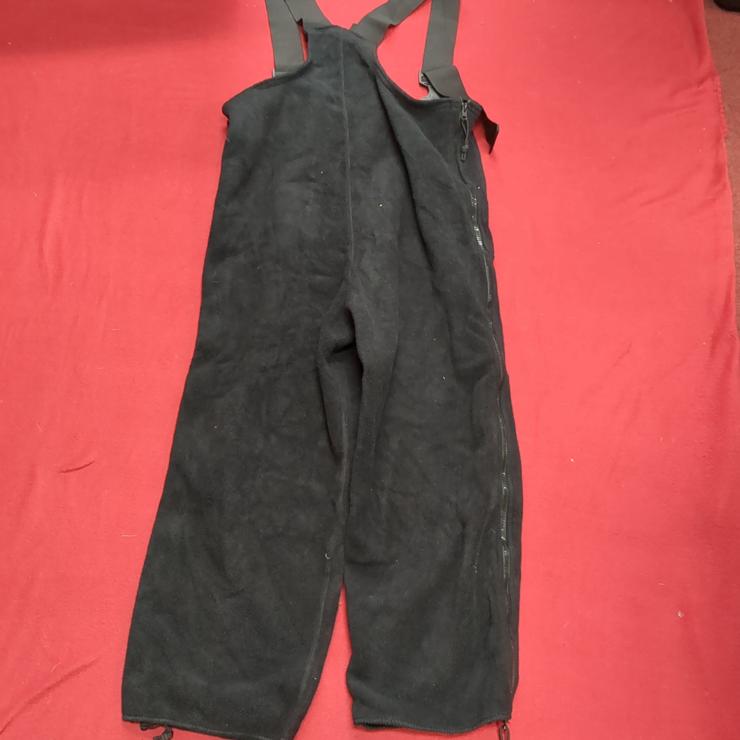NOS USGI Medium Short Regular 6912 BLACK FLEECE Bib Excellent Condition (31o- da15-06)