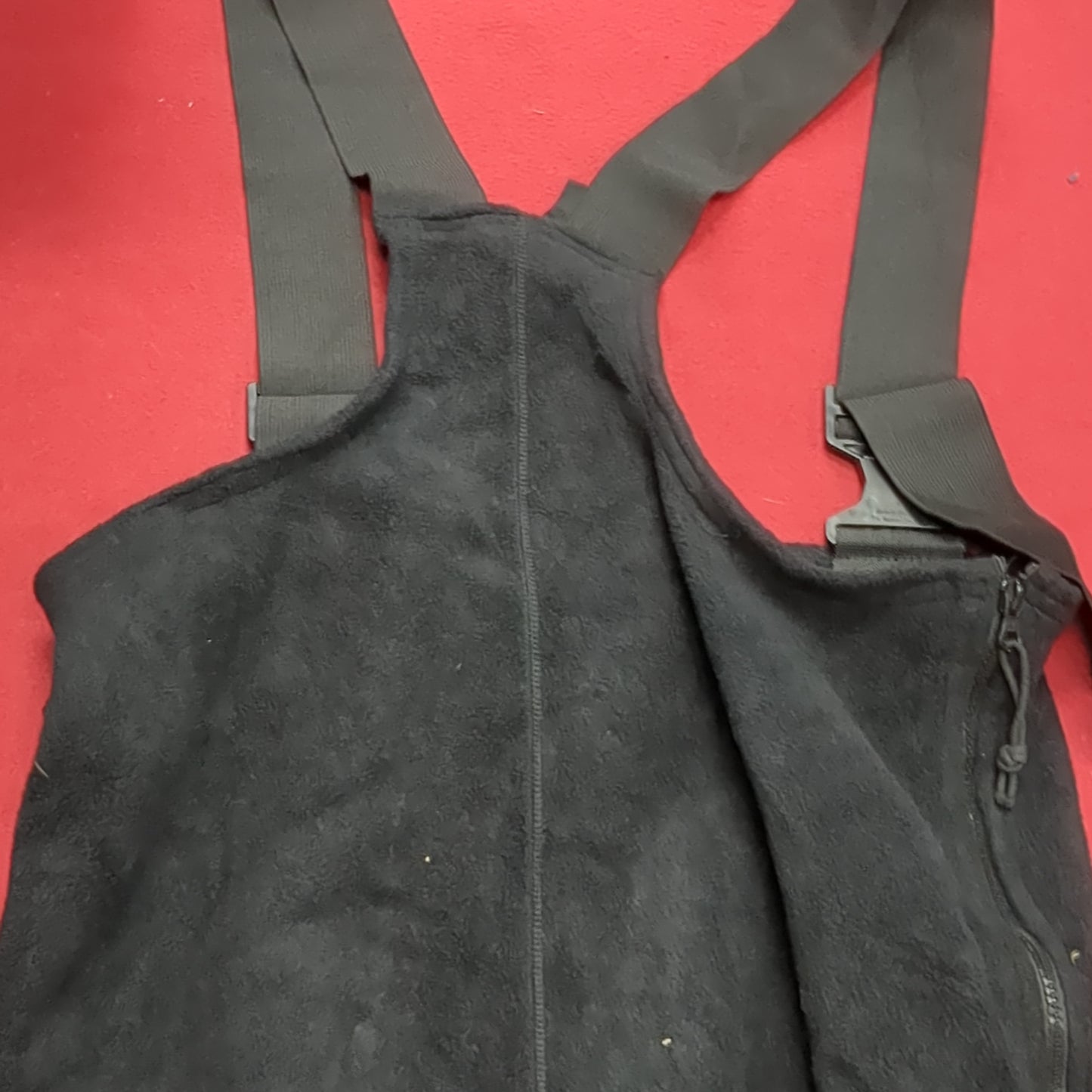 NOS USGI Medium Short Regular 6912 BLACK FLEECE Bib Excellent Condition (31o- da15-06)