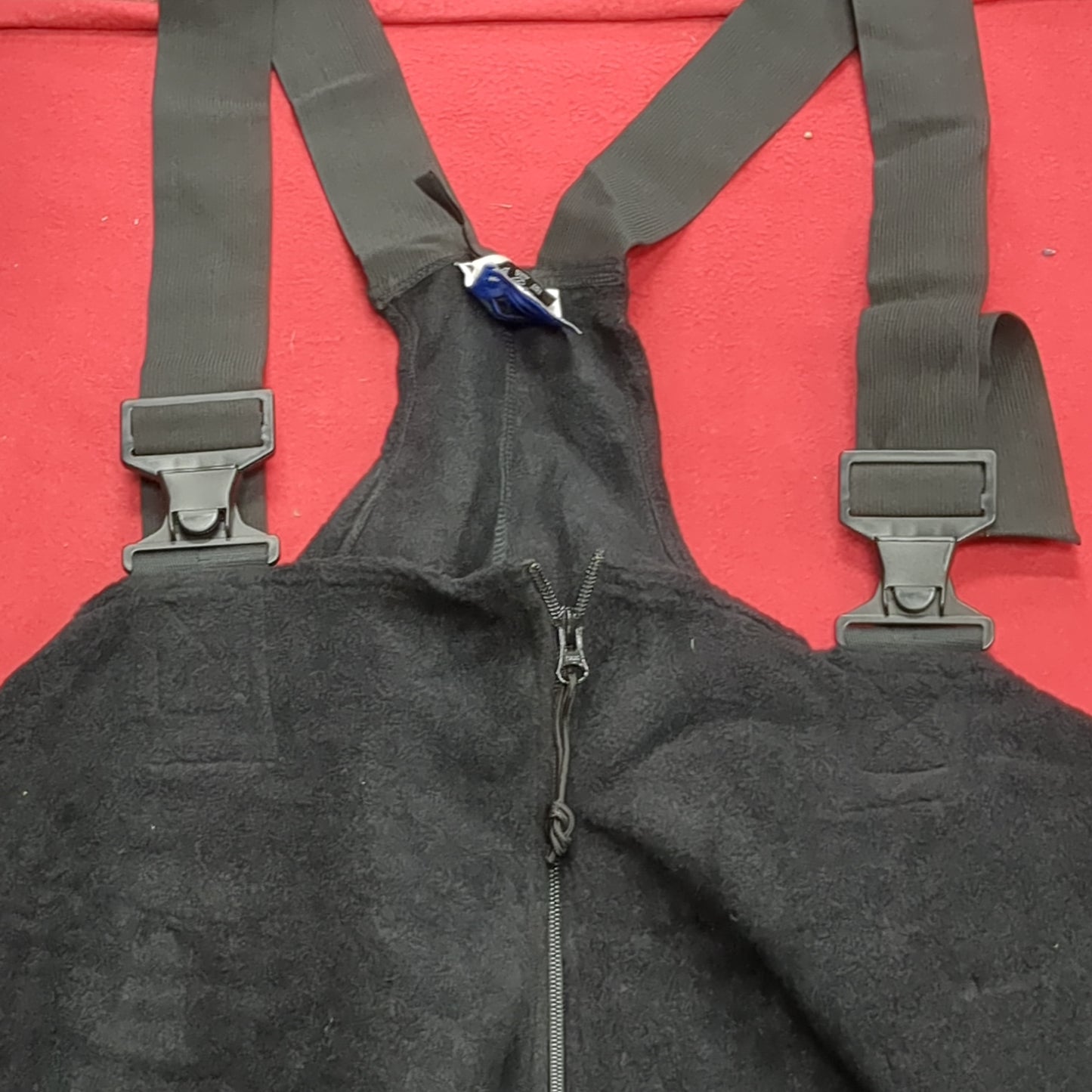 US Army X-Large Long 6918 BLACK FLEECE COVERALLS Cold Weather Good Condition (31o- da15-12)