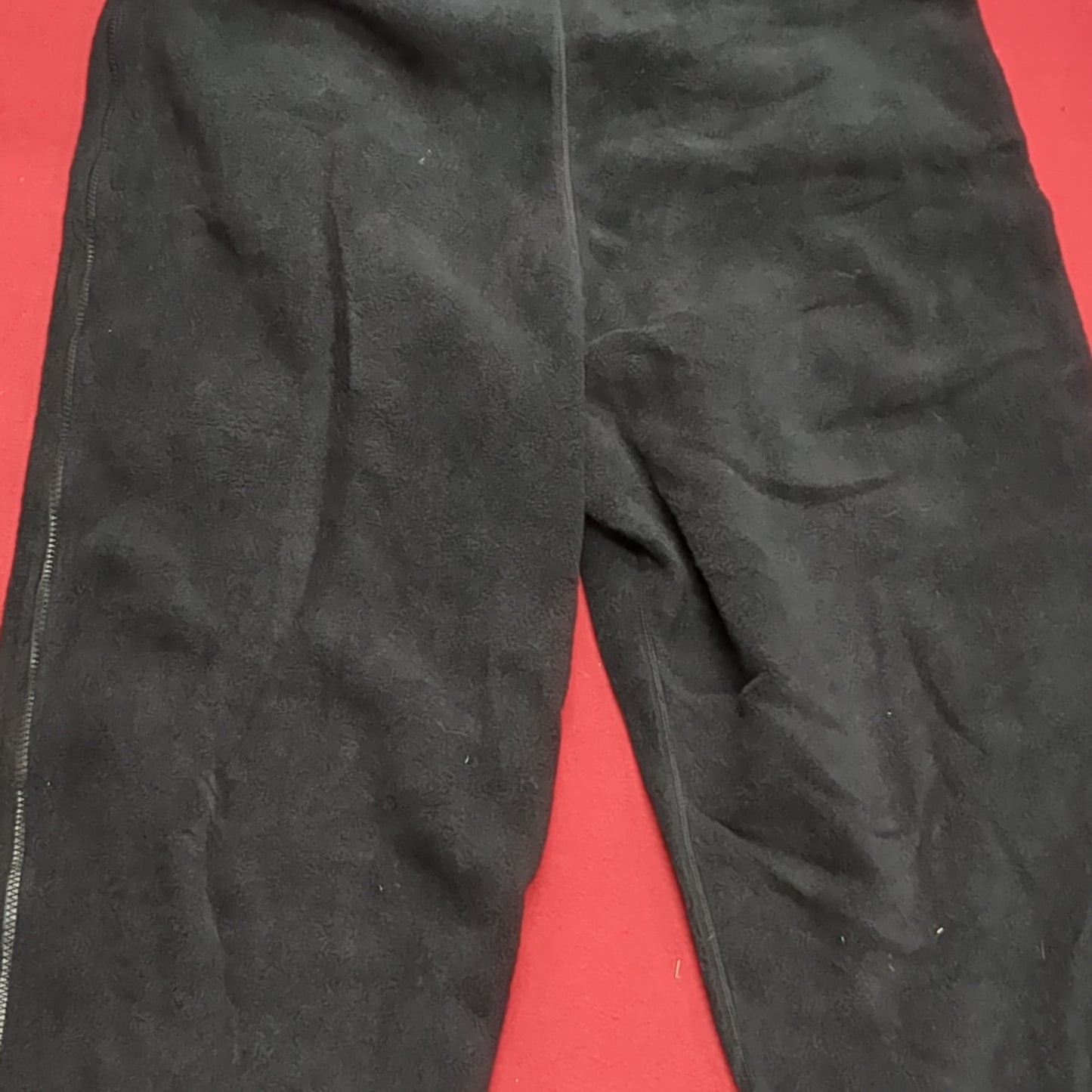 US Army X-Large Long 6918 BLACK FLEECE COVERALLS Cold Weather Good Condition (31o- da15-12)