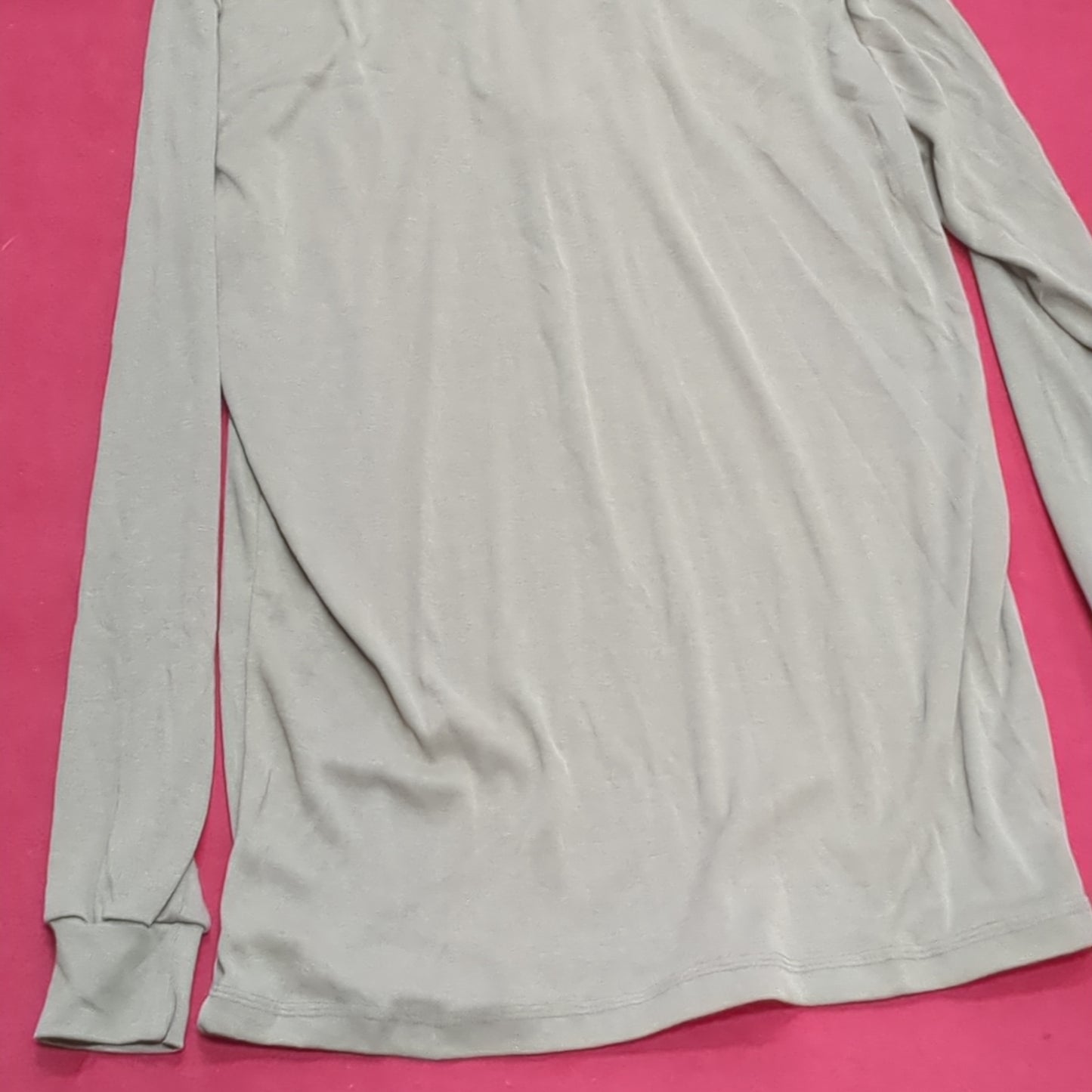 US Army SEKRI Large Lightweight Cold Weather QUARTER ZIP Long-Sleeve Shirt Excellent Condition (31o- da15-04)