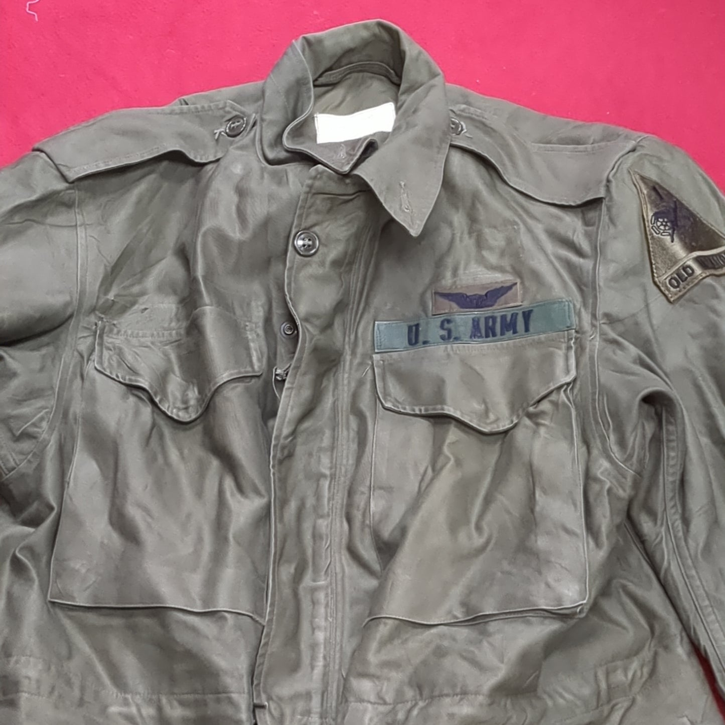 M-1951 Small Regular US Army OD Field Jacket Excellent Condition (aa12-OCT111)