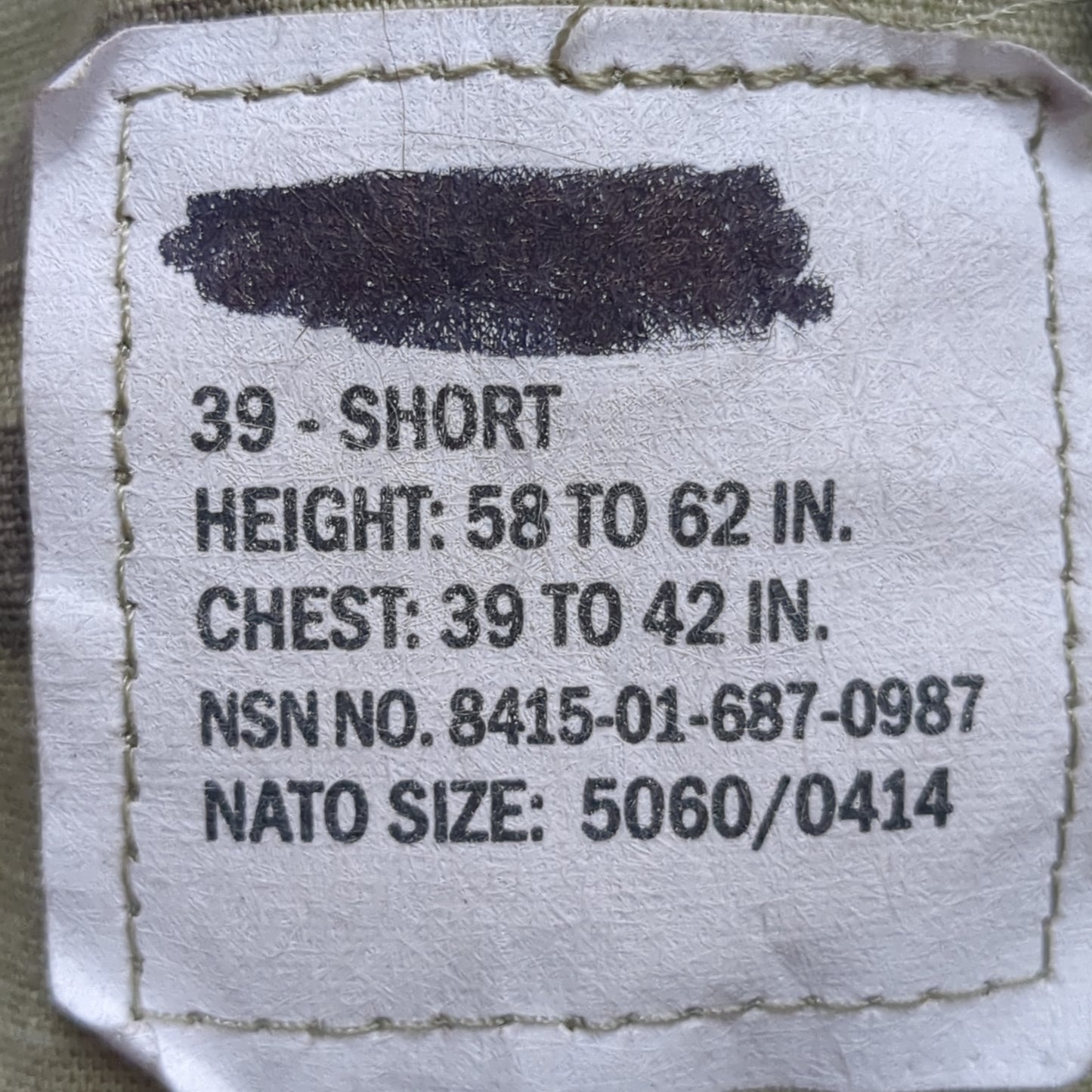 New US Army IHWCU Hot Weather Combat Uniform Female Top Blouse 39 Short (ec12-OCT122)