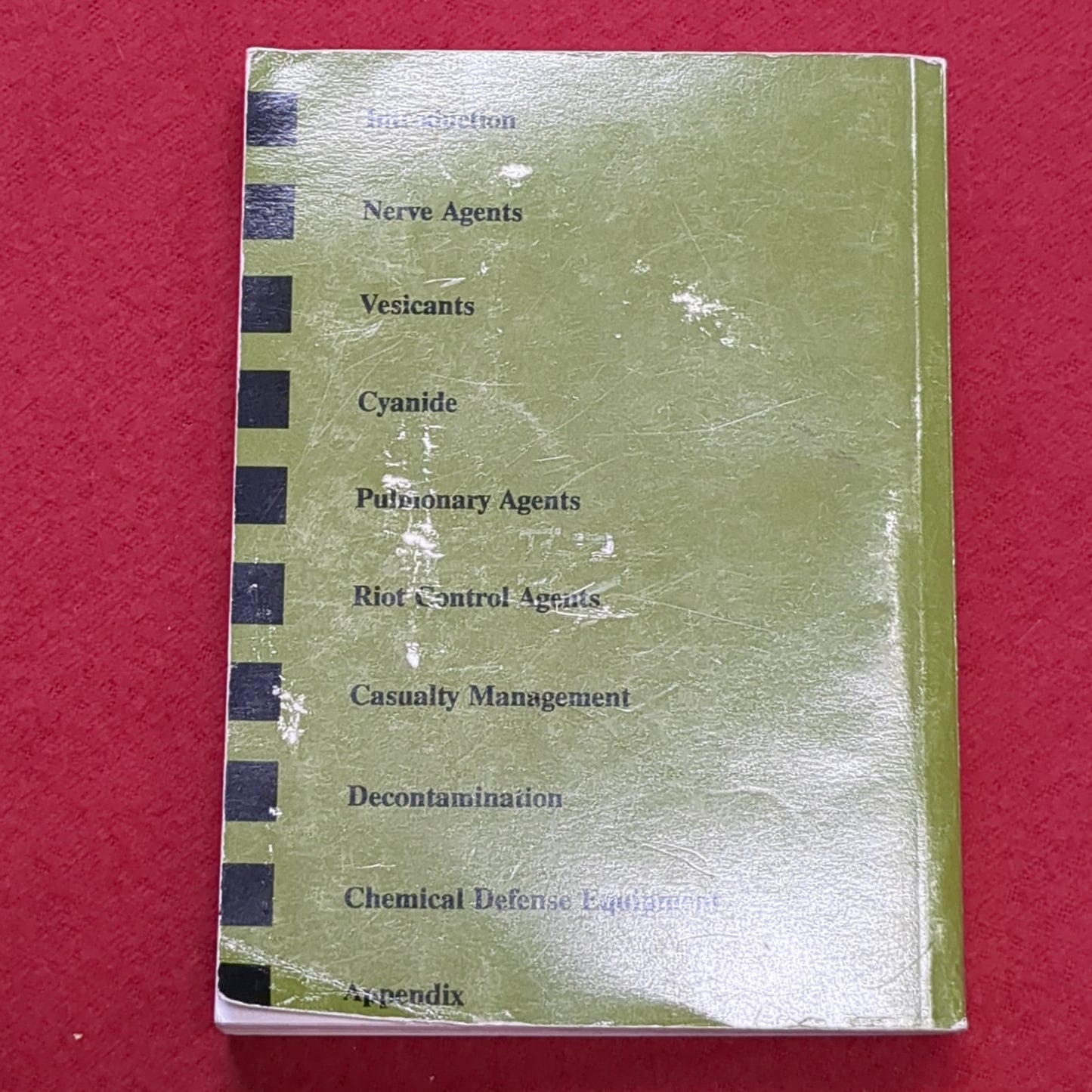 BOOK: September 1995 Second Edition Medical Management Of Chemical Casualties Handbook (box2)