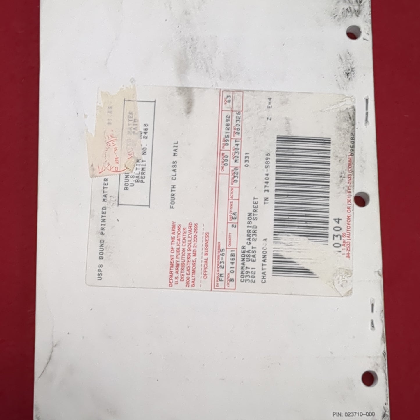 BOOK: BROWNING MACHINE GUN CALIBER .50 HB, M2 (box4)