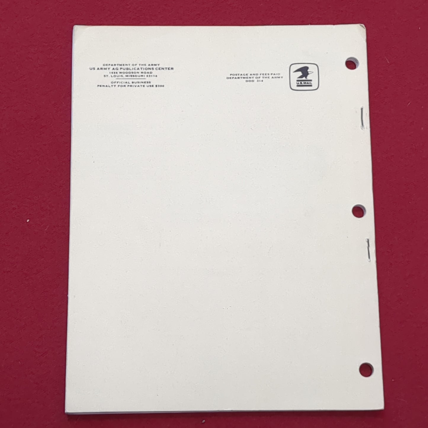 BOOK: TECHNICAL MANUAL ARMY AMMUNITION DATA SHEETS FOR LIND MINES (FSC 1345) (BOX4)