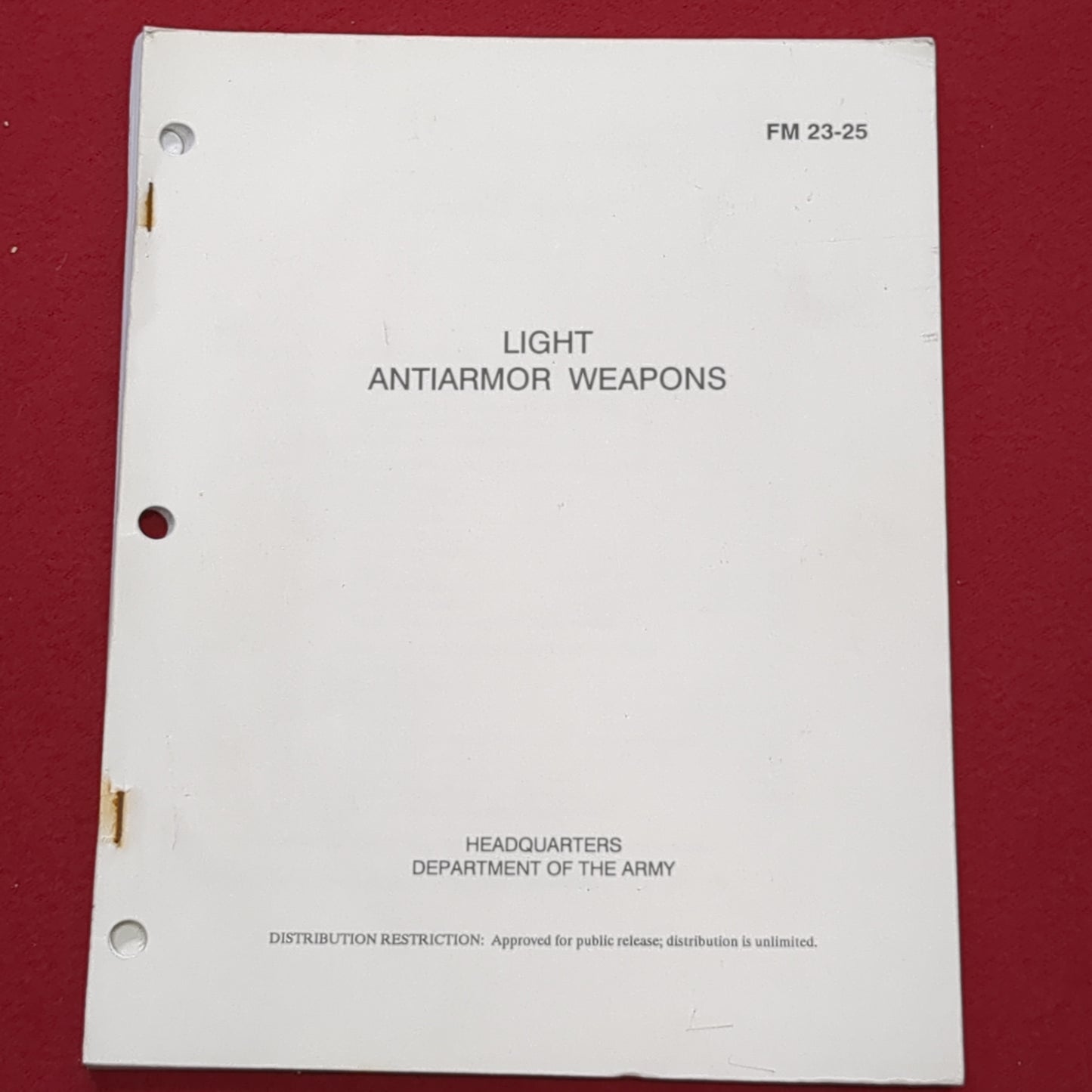 BOOK: LIGHT ANTIARMOR WEAPONS (box4)