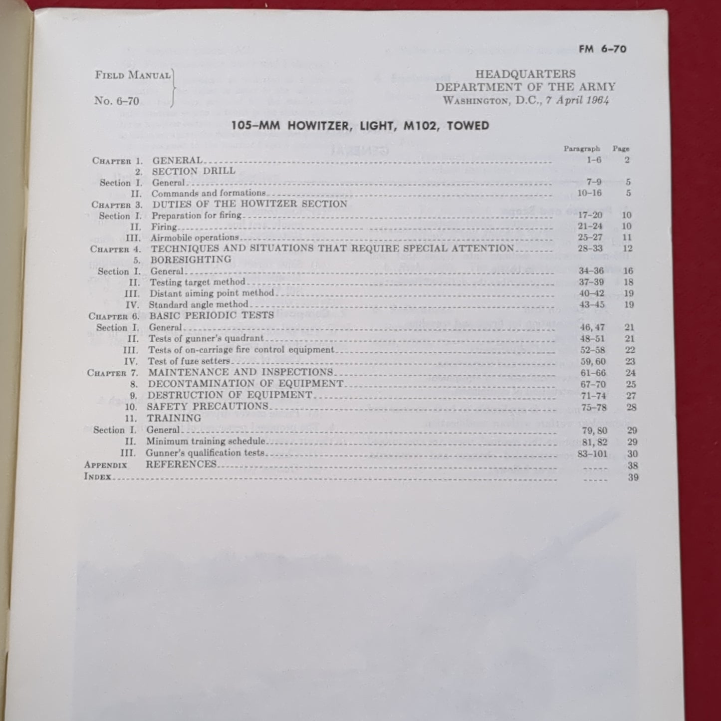 BOOK: 105-MM HOWITZER LIGHT, M102, TOWED (box4)