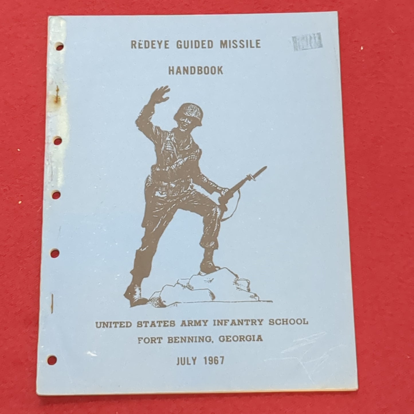 BOOK: REDEYE GUIDED MISSILE HANDBOOK JULY 1967 (box4)