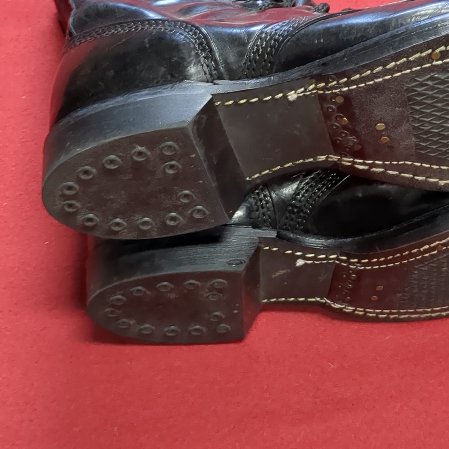 Corcoran 1500 10" Black Jump Boots Mens 9.0 D Regular P01041 Good Condition (CB01-OCT166)