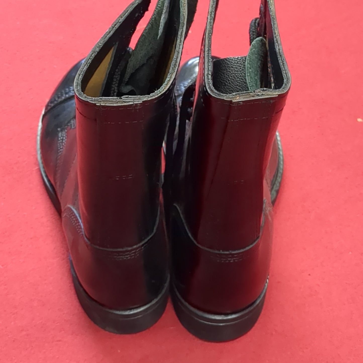 Corcoran 975 Black Leather Dress Jump Boots 8.5D K31144 19 Used (BA09-OCT167)