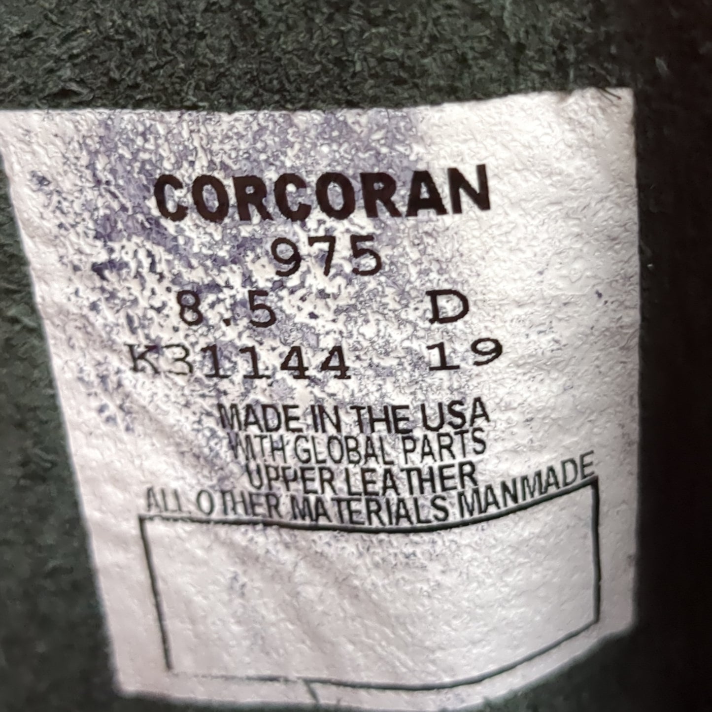 Corcoran 975 Black Leather Dress Jump Boots 8.5D K31144 19 Used (BA09-OCT167)