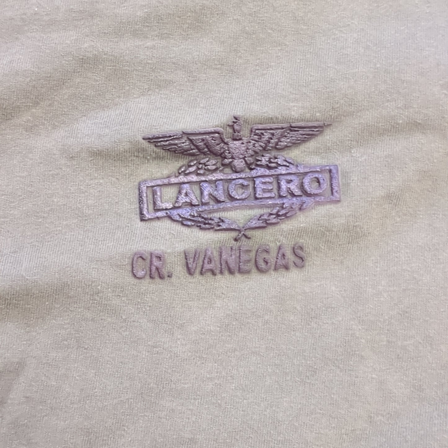 US Military Lancero Dark Subdued Green T-Shirt Small Used (aa12-OCT171)