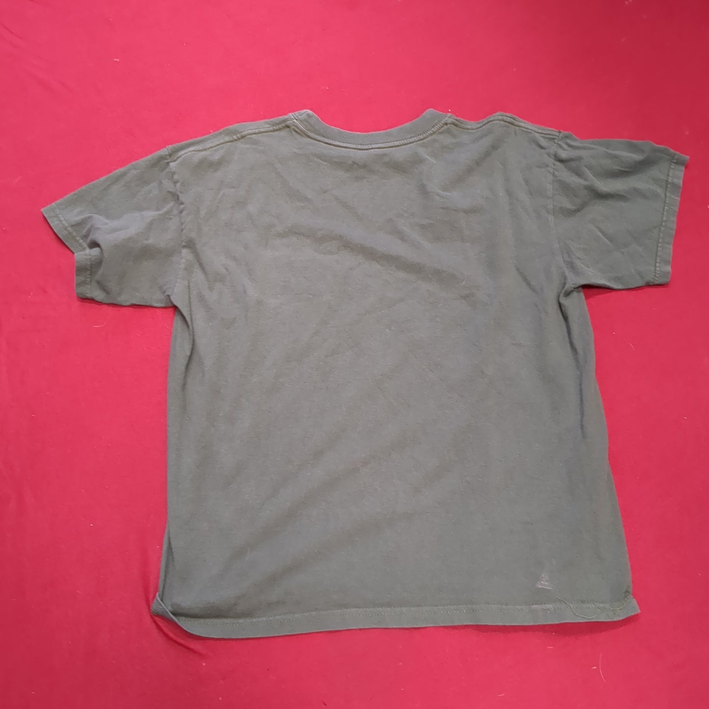 US Military Lancero Dark Subdued Green T-Shirt Small Used (aa12-OCT171)