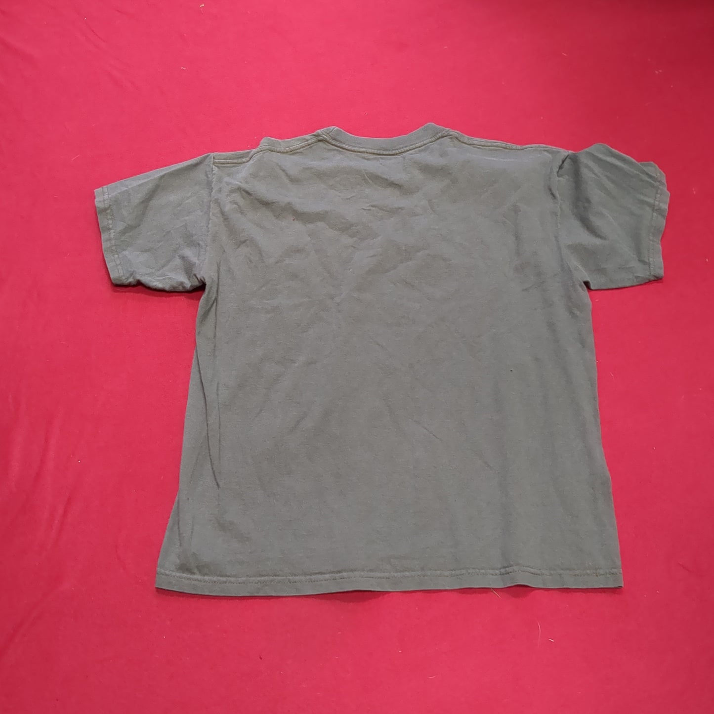 US Military Lancero Dark Subdued Green T-Shirt Large Used (aa12-OCT172)