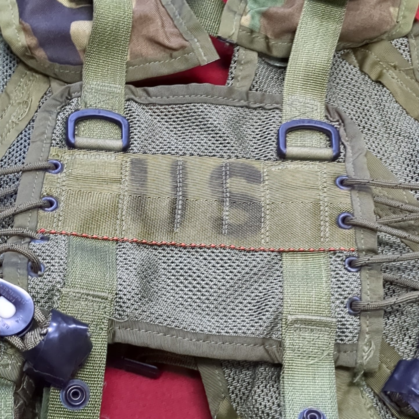 US Army Military Woodland Camouflage Enhanced Tactical Load Bearing Vest LBV Specialty Plastic Products Excellent Condition (eb07-OCT173)